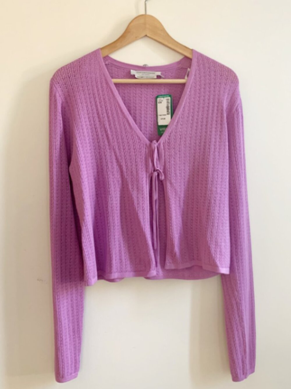 Contemporaine (Simons) / Magenta Lightweight Knit Cardigan